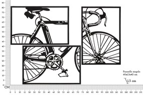 Mauro Ferretti Set Panouri Perete Bicicleta 3 Bucati cm 40X1.3X60 (Singura Buc.) | Aosom Romania