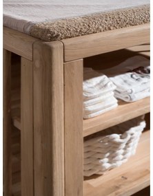 Comodă de copii în culoare naturală din lemn de stejar cu masă de schimbat 100x95x55 cm Forrest – Vipack