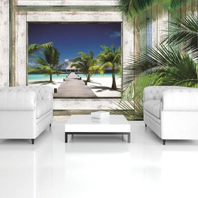 Fototapet - Plajă, mare, nisip (152,5x104 cm)