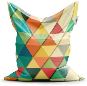 Sac de șezut Classic triunghiuri - pentru copii, colorat