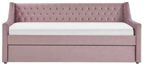 Pat extensibil  90x200 cm Maisha (roz). 1035496