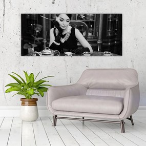 Tablou cu femeie (120x50 cm)