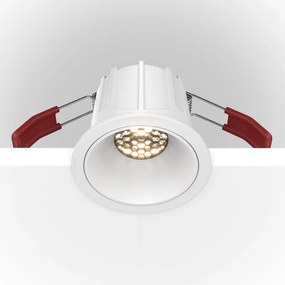 Spot LED incastrabil design tehnic Alpha alb, 4000K