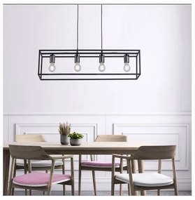 Lustră pe cablu FABIO 4xE27/60W/230V Leuchten Direkt 15854-18