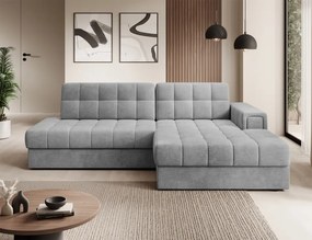 Coltar extensibil cu spatiu oentru depozitare, 240x150x82 cm, Blezalt R, Eltap (Culoare: Verde / Lukso 35)