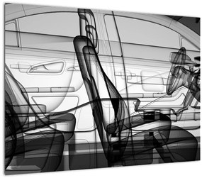 Tablou - 3D model mașina (70x50 cm)