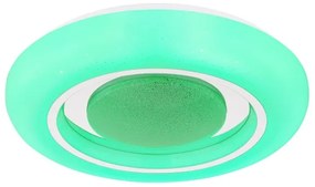 Plafonieră RGBW dimabilă BURRO LED/18W/230V Globo 41369-18 + telecomandă