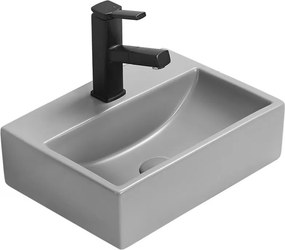 Mexen Mini chiuvetă de blat 40 x 30 cm, gri deschis mat - 21094061