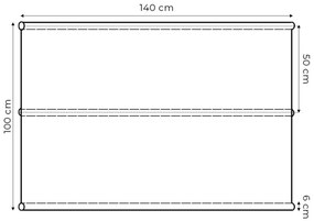 Scaun de înlocuire pentru leagăn 140x100 cm