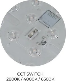 Plafoniera LED CCT, Protectie IP44, Senzor de miscare, PANDINO 30cm alb