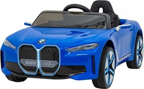 Masinuta Electrica cu acumulator pentru copii NOVOKIDS™ BMW I4, Cu telecomanda, Roti din Cauciuc EVA, Max 30 kg , Usi cu deschidere , 3 Viteze,