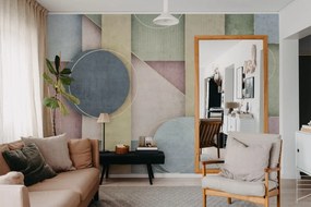 Fototapet, Arch Forms Pastel, Rebel Walls