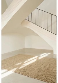 Covor kaki lavabil, țesut manual din lână 140x200 cm Unexpected Wool – Lorena Canals