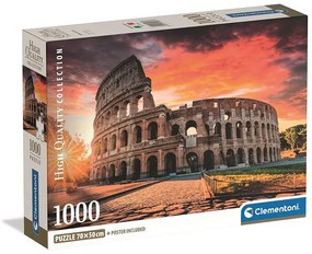 Orașe Colosseum Sunset Puzzle Roma 1000 piese Clementoni