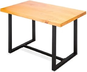 Masa bucatarie  lemn.seria wood A-620,pin natur-negru,100x59x75 cm, 30103