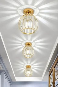 Plafonieră BELLA 1xE27/40W/230V, Ø 20 cm, culoare aurie