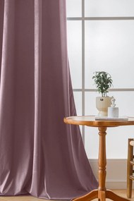 Draperie din catifea Culoare violet deschis, VELVET 140x250 cm Agatat: Inele metalice