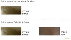 Lustra, Pendul rustic fabricat manual diam.23,5cm Cascina 204.07.OO