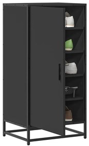 vidaXL Suport pentru pantofi negru 48x38x97,5 cm Lemn prelucrat