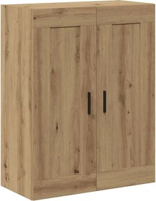 vidaXL Dulap pe perete stejar artizanal, 69,5x34x90 cm, lemn prelucrat