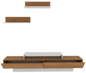 Mobilier living Lusalona (alb + teak). 1107307