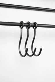 Set pentru hol negru din oțel Duco – White Label