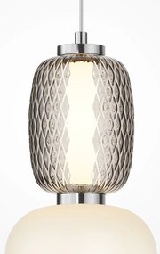 Aplica de perete LED design modern decorativ Pattern crom