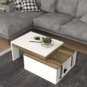 Masă de cafea Kolarado White Walnut
