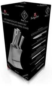 Set cutite otel inoxidabil (6 piese) Black Royal Collection Berlinger Haus BH 2427
