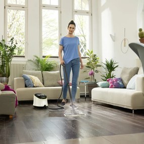 Aparat de curatat cu abur Karcher SC 3 Deluxe, 1900 W, 1 l, 3,5 bari, 75 m², Incalzire nn 30 sec, Indicator LED, Alb/Negru