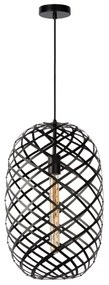 Lustră pe cablu WOLFRAM 1xE27/60W/230V neagră Lucide 21417/32/30
