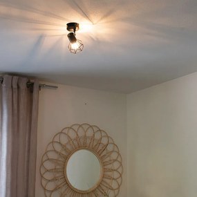 Spotlight inteligent negru, rotativ și înclinabil, inclus WiFi P45 - Mosh