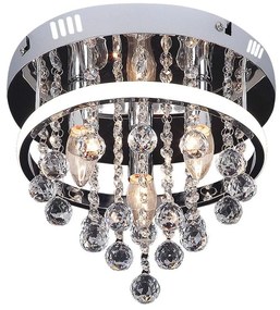 Rabalux 2236 - Lustră aplicată cu cristale PALLAS LED/20W/230V + 3xE14/40W