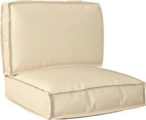 vidaXL Set de perne pentru palet 2 pcs Bej Material Oxford