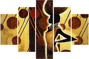 Tablou cu pictură artistică străveche (150x105 cm)