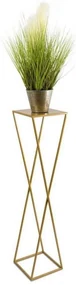 Suport pentru flori 100x24 cm, culoare aurie