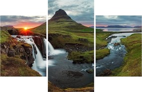 Tablou - Kirkjufell la apus (90x60 cm)