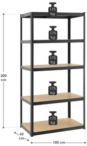 Jusky Raft 200 x 100 x 60 cm - gri
