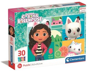 Gabby&#039;s Dollhouse Pictures Puzzle Clementoni de 30 de piese