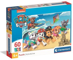 Patrula Cățelușilor Sandcastle Puzzle Clementoni de 60 de piese