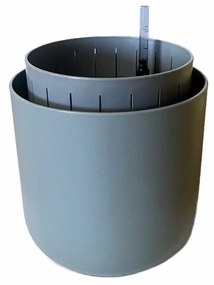 Plastia Ghiveci cu auto-apărare Tolita Air gri ,dia. 16 cm, diam. 16 cm