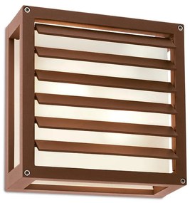 Redo 9895 - Aplică perete exterior BRICK 2xE27/42W/230V IP65