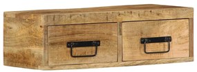vidaXL Dulap TV montat pe perete 60x30x19 cm, lemn masiv de mango brut
