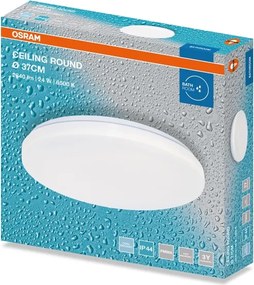 Osram Plafonieră LED rotundă pentru baie, 24 W, 230 V, Ø 37 cm, IP44, alb