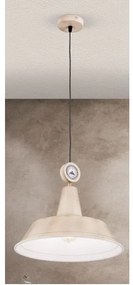 Lustra suspendata design industrial Arvid, fildes HL 6-1618/1 Vintage/Elfenbein OR