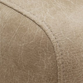 Canapea curbata design LUX Marvella, Valente beige