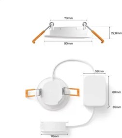 Philips - LED RGBW, dimabil, corp încastrat pentru baie Hue SLIM LED/8,3W/230V IP44