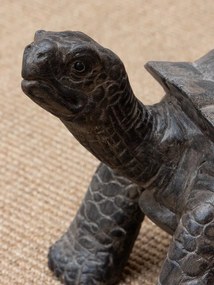 Țestoasă decorativa mica din lemn de tec, "Turtle"