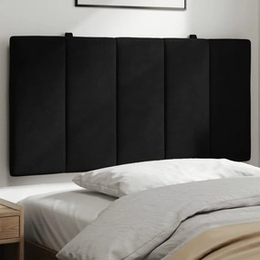 vidaXL Pernă tăblie de pat, negru, 100 cm, catifea