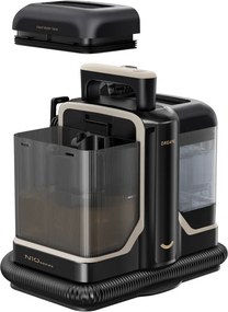 La mâna a doua: Aspirator cu spalare pentru covoare si tapiterie Dreame N10, 450 W, 12000 Pa, 1,6/0,75 L, Cu apa caldă pana la 60°C, Autocuratare, Negru